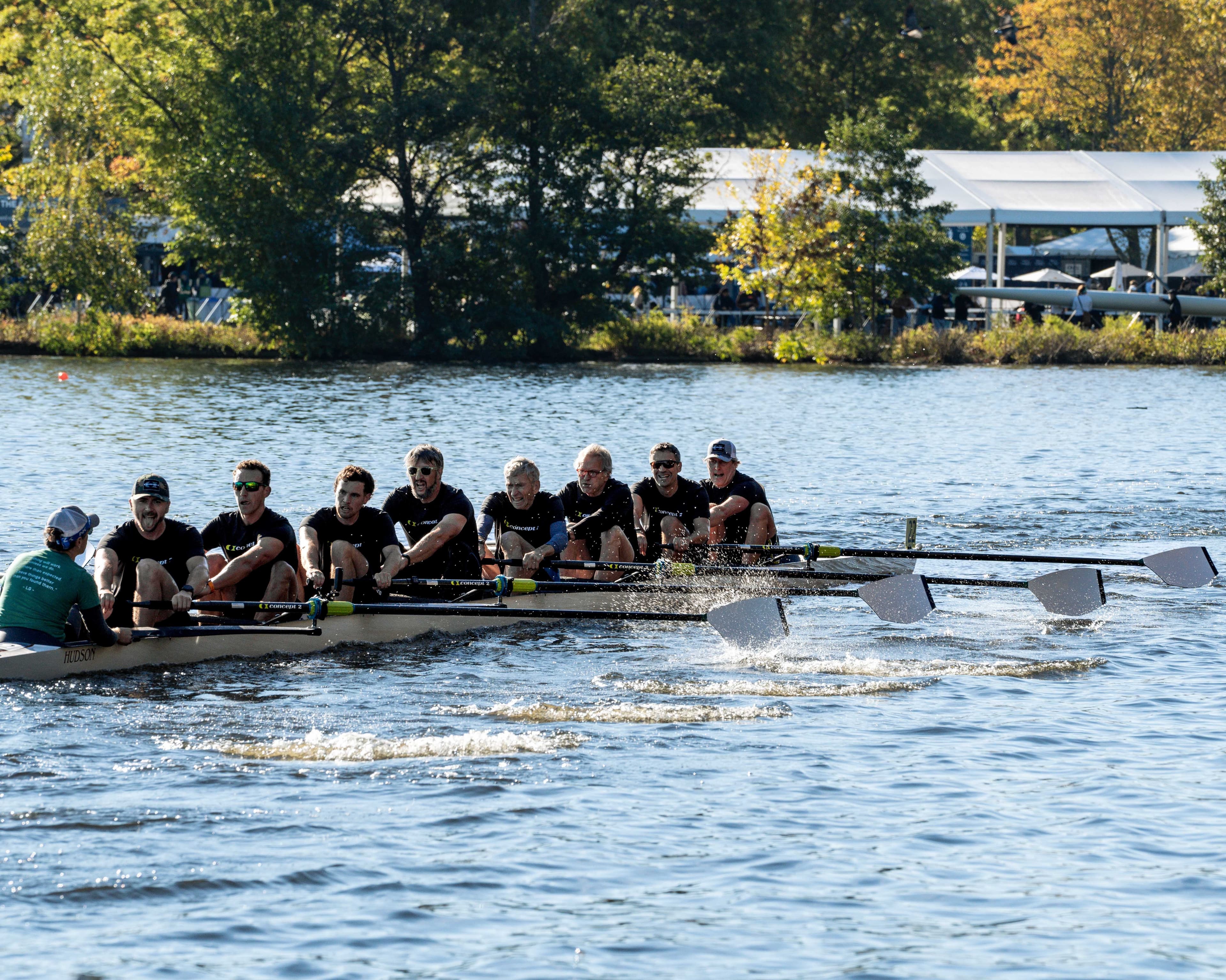 Concept2 8+ at Head of the Charles