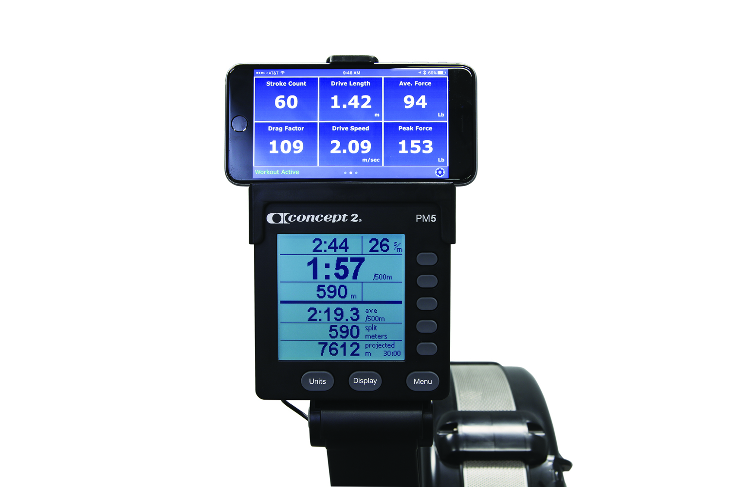 Concept 2 PM5 Replacement Front & LCD Screen only Free Rapid Delivery 